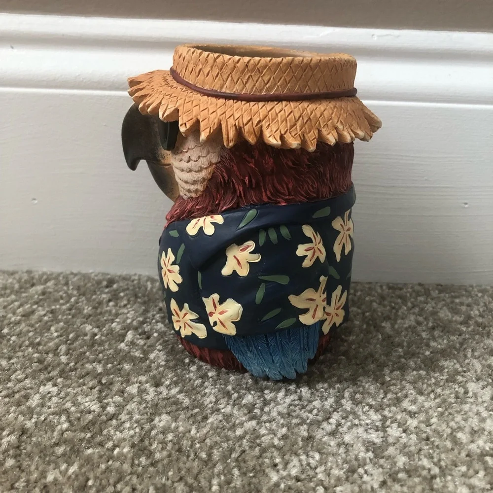 Tropical Parrot Bathroom Water Cup
